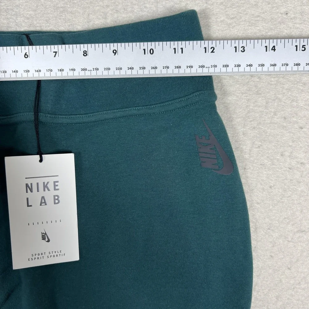 NikeLab Skirt Womens XS Green French Terry Athletic Zip Pocket 865538-375‎